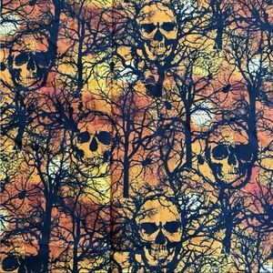 Timeless Treasures Wicked Halloween Collection Quilting Cotton Skulls 1 yard